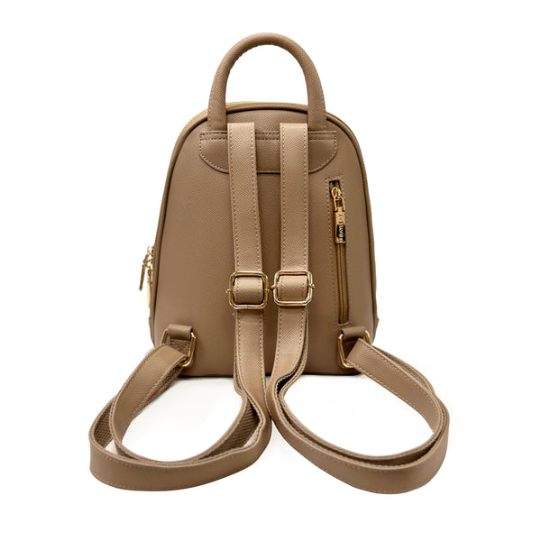 camel colored mini backpack 17202 Mini Rucksack -Khaki – Maylea