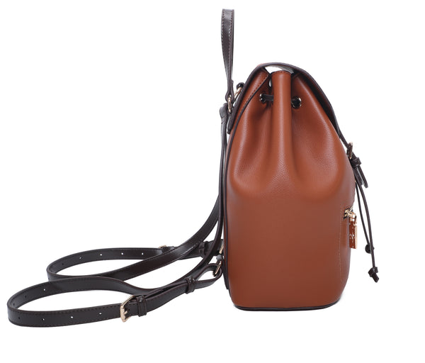 dryden flap leather backpack Lexi Backpack