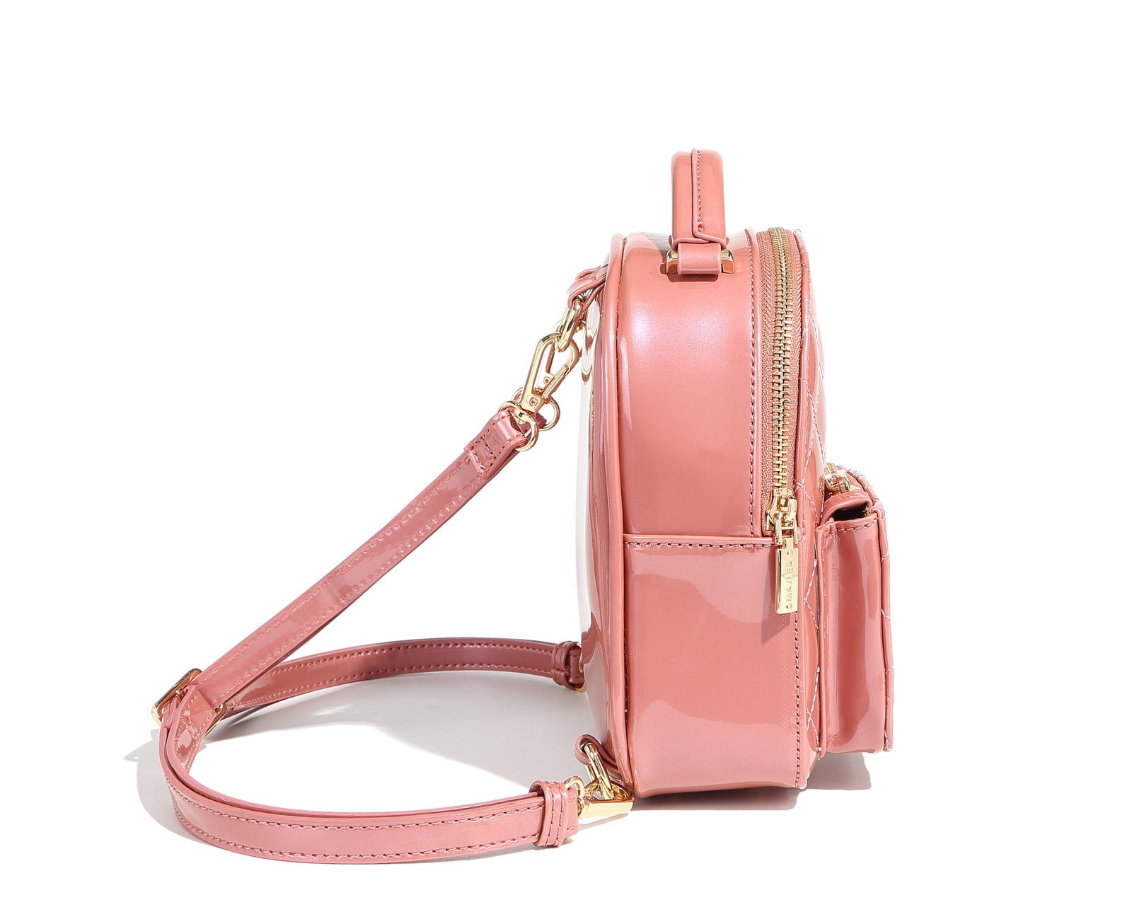 Coco Mini - Quilted Patent Pink – Maylea