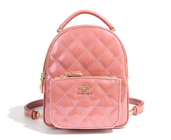 Coco Mini - Quilted Patent Pink