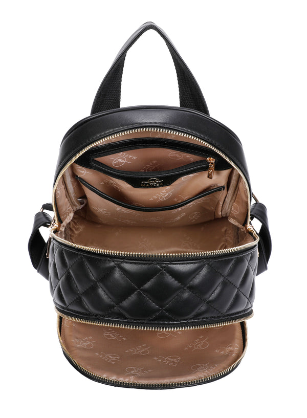 Martina SM - Quilted Black