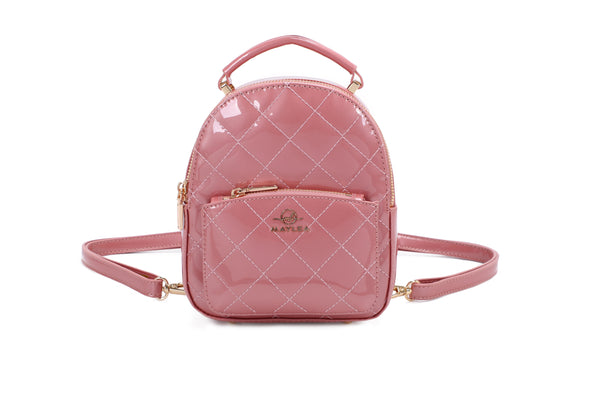 Coco Mini - Quilted Patent Pink